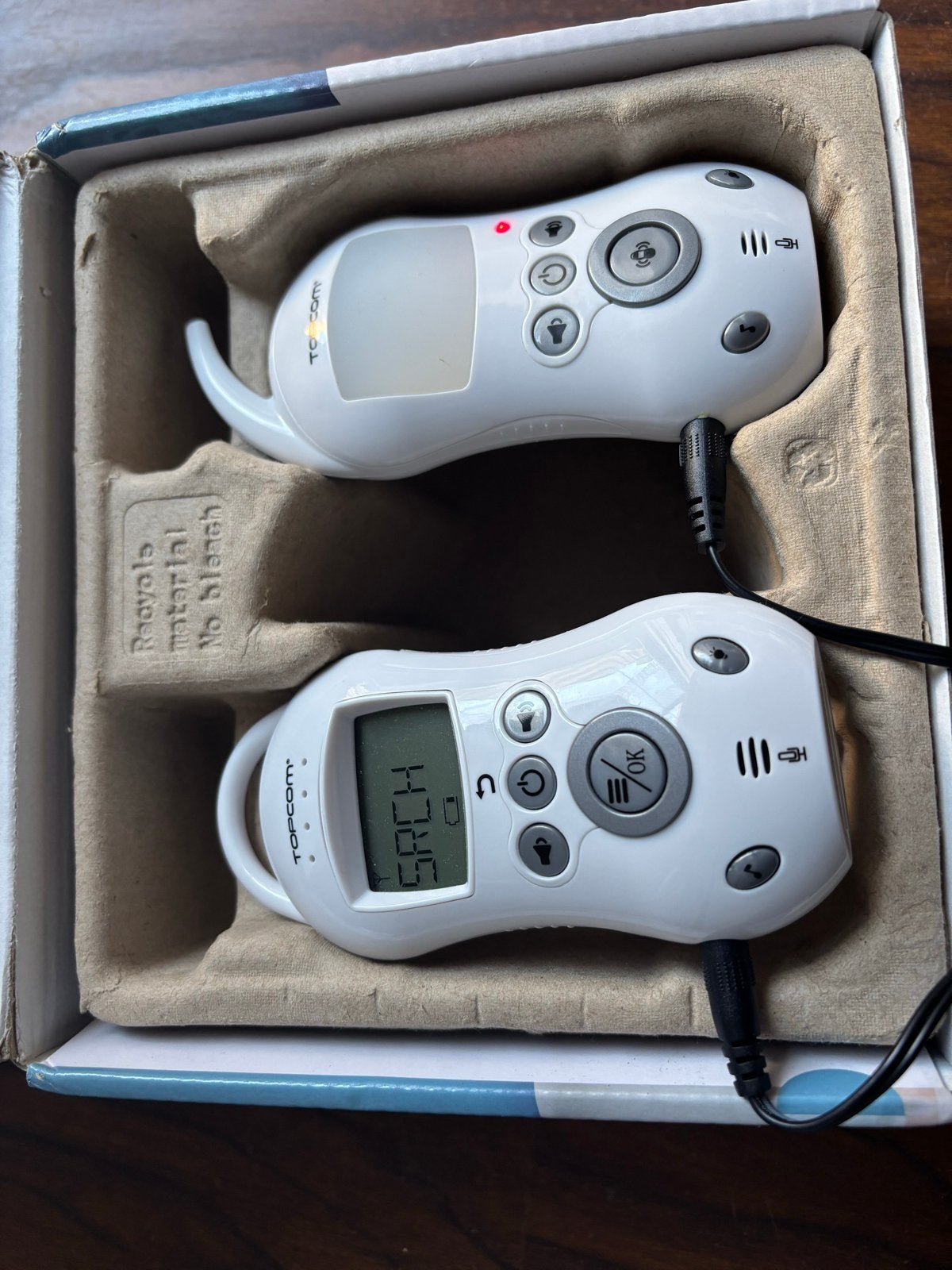 Topcom Audio Babyfoon KS-4222 met 300m bereik, Kinderen en Baby's, Babyfoons, Ophalen of Verzenden, Zo goed als nieuw, 250 meter of meer
