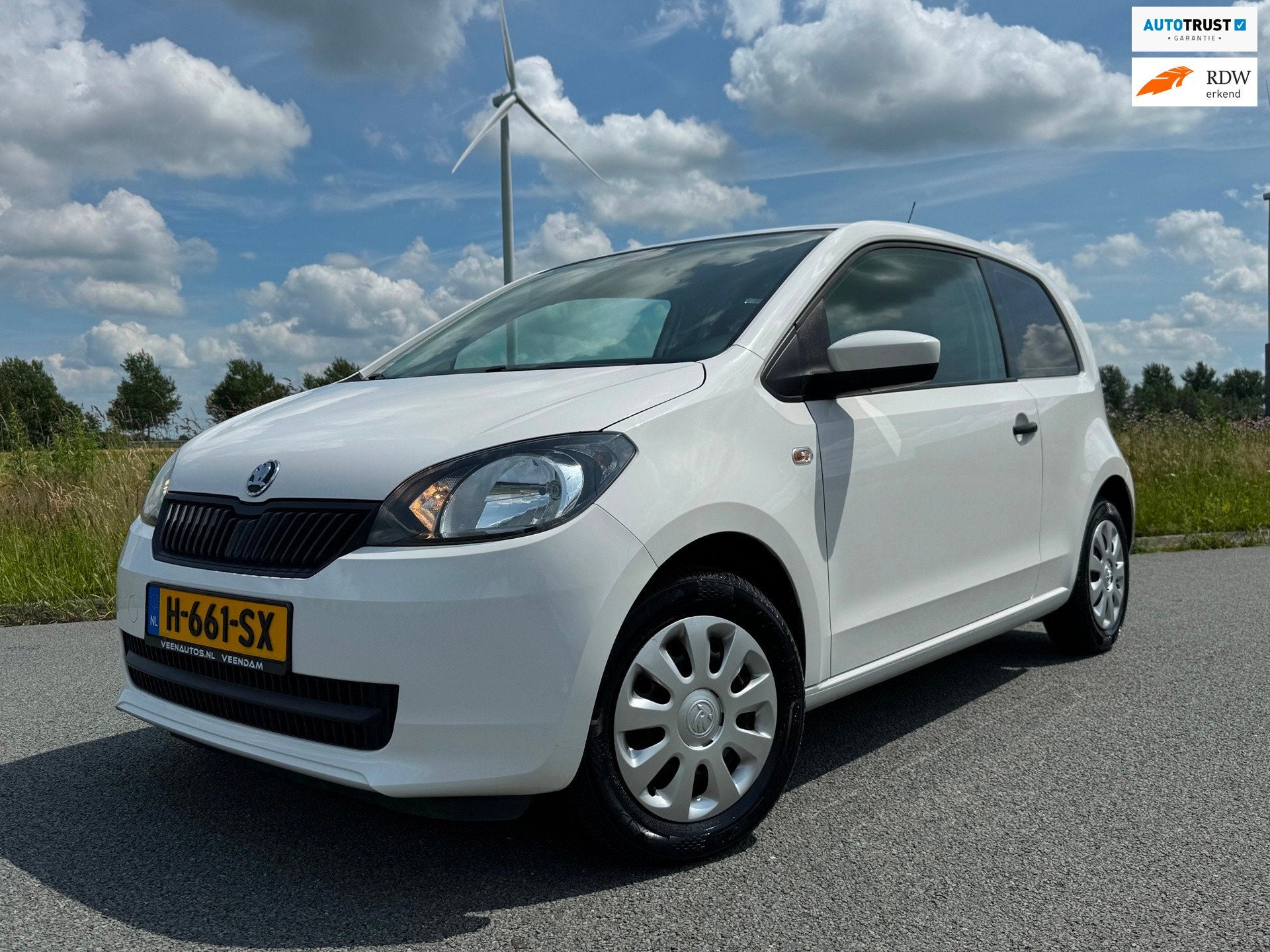 Skoda Citigo 1.0 Airco Elektrisch Pakket Zuinig!, Auto's, Voorwielaandrijving, Euro 5, Gebruikt, 60 pk