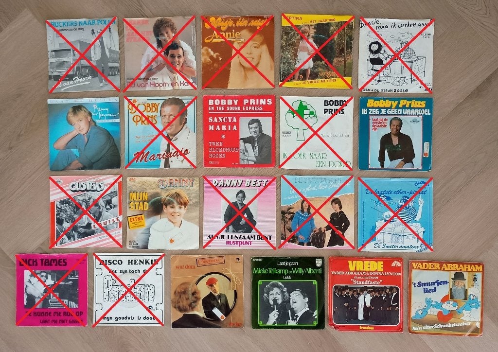 8 verschillende Nederlandstalige singles., Ophalen of Verzenden, Gebruikt, Nederlandstalig