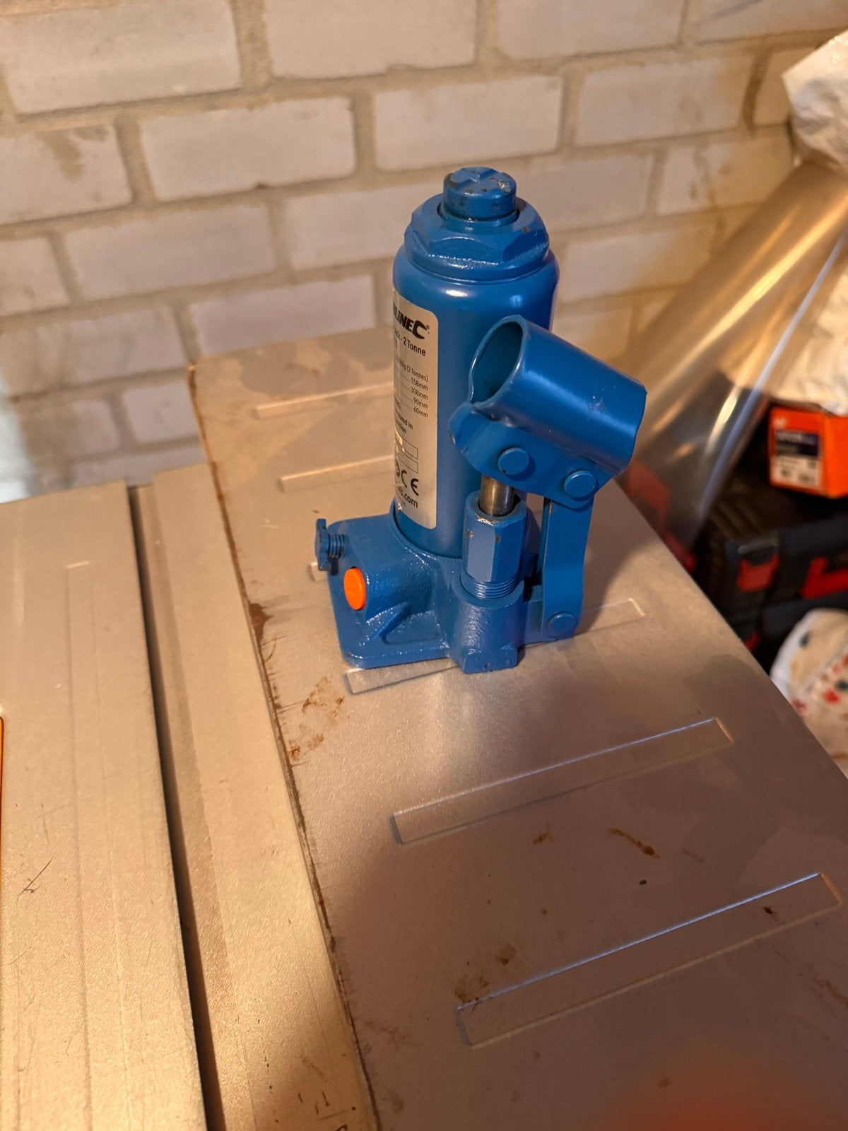 Kleine Potkrik 2 Ton - Ideaal voor Auto en Garage, Auto diversen, Ophalen of Verzenden, Gebruikt, Hydraulisch, Potkrik
