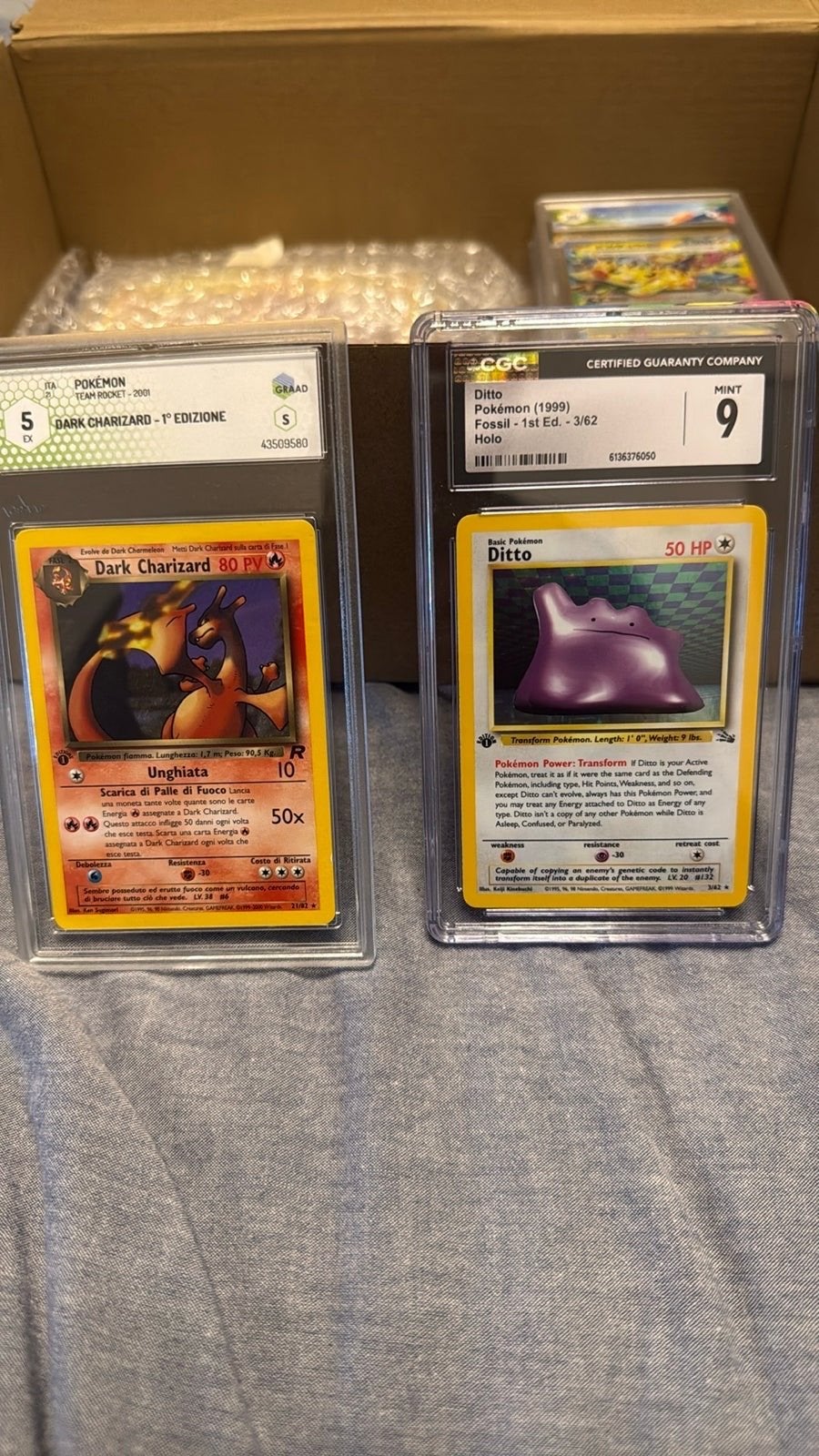 Diverse Pokémon kaarten: graded en raw (ENG/JPN), Ophalen of Verzenden, Zo goed als nieuw