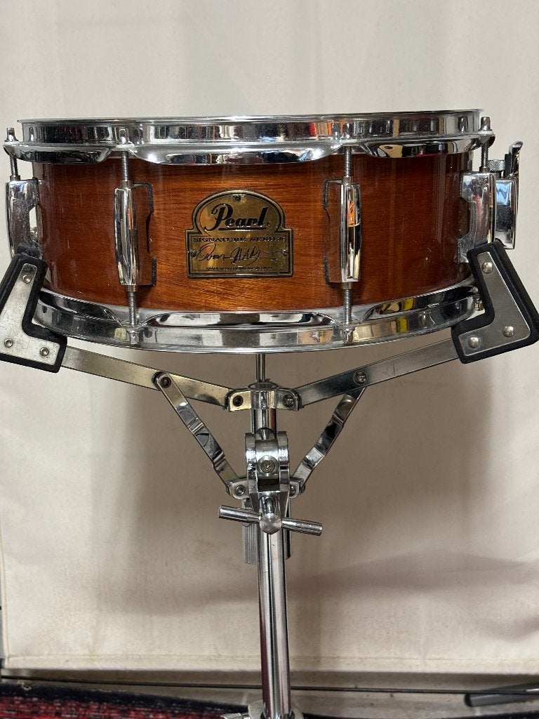 Pearl Omar Hakim Signature Series Snare, Ophalen of Verzenden, Zo goed als nieuw, Pearl