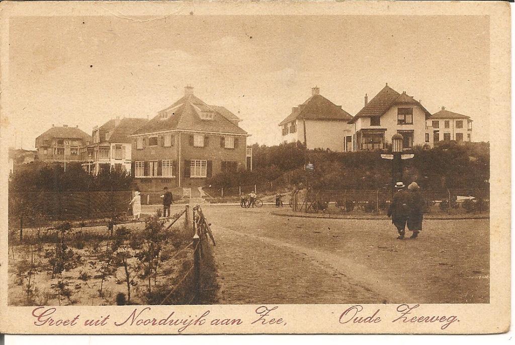 Groet uit Noordwijk aan Zee   Oude Zeeweg., Ophalen of Verzenden, 1920 tot 1940, Gelopen, Zuid-Holland