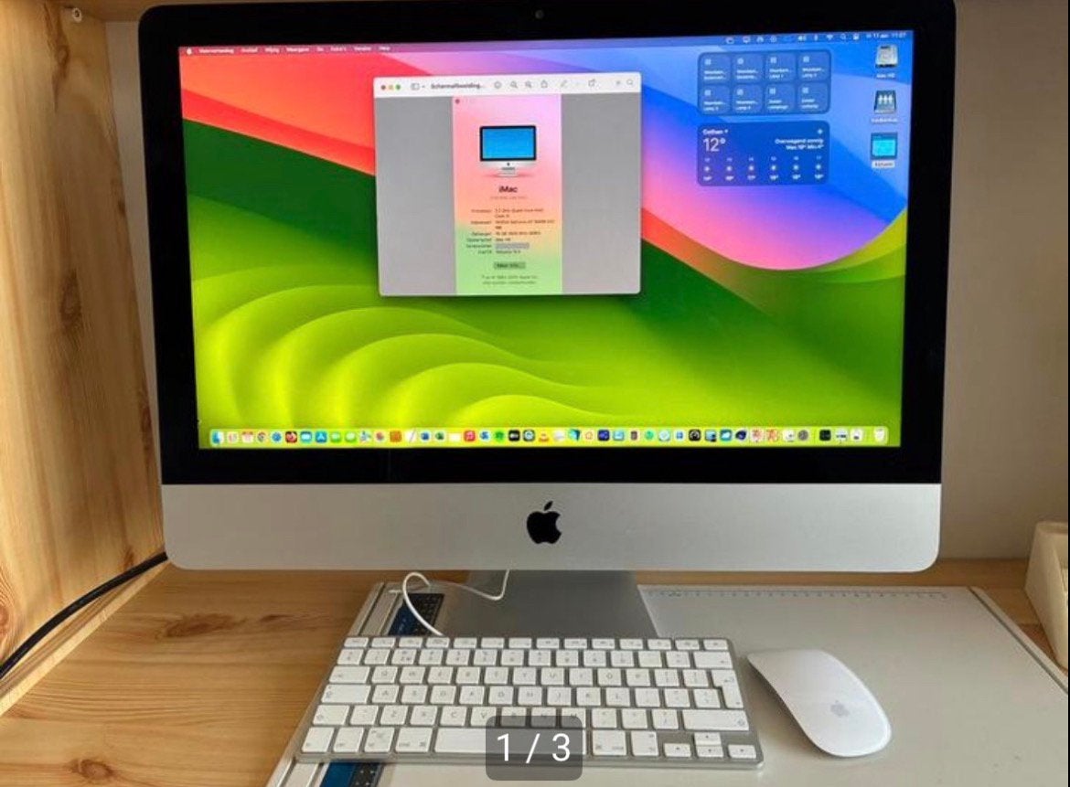 iMac 21,5 inch late 2012, Computers en Software, Apple Desktops, Ophalen, HDD en SSD, 2 tot 3 Ghz, IMac