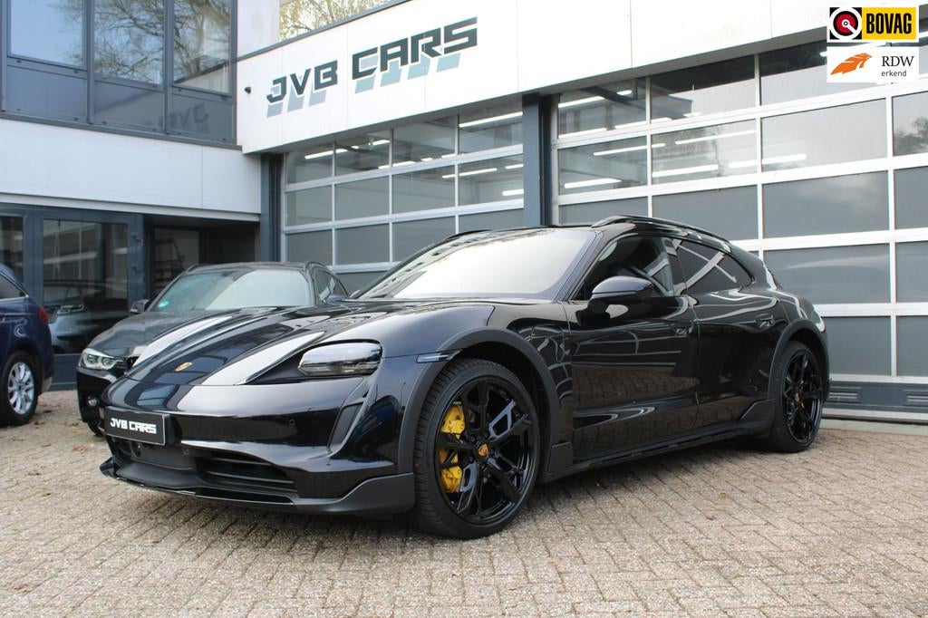 Porsche Taycan Cross Turismo 4 93 kWh/Pano/passagier disp/me, Auto's, Porsche, Automaat, 435 pk, Zwart, Zwart