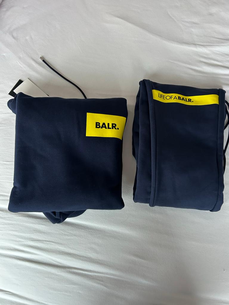 BALR. Hoodie en Broek Set - Maat XS, Ophalen of Verzenden, Nieuw, Maat 46 (S) of kleiner, Blauw