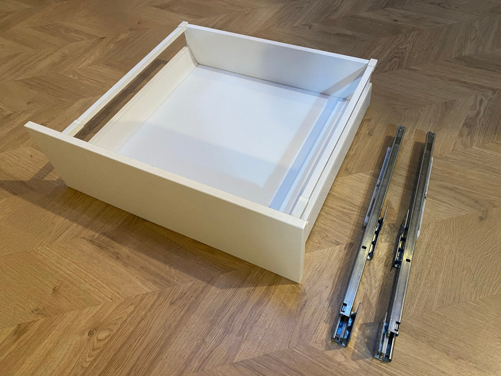 IKEA Maximera lade (wit), Huis en Inrichting, Ophalen, Kunststof, Gebruikt, 1 of 2 laden