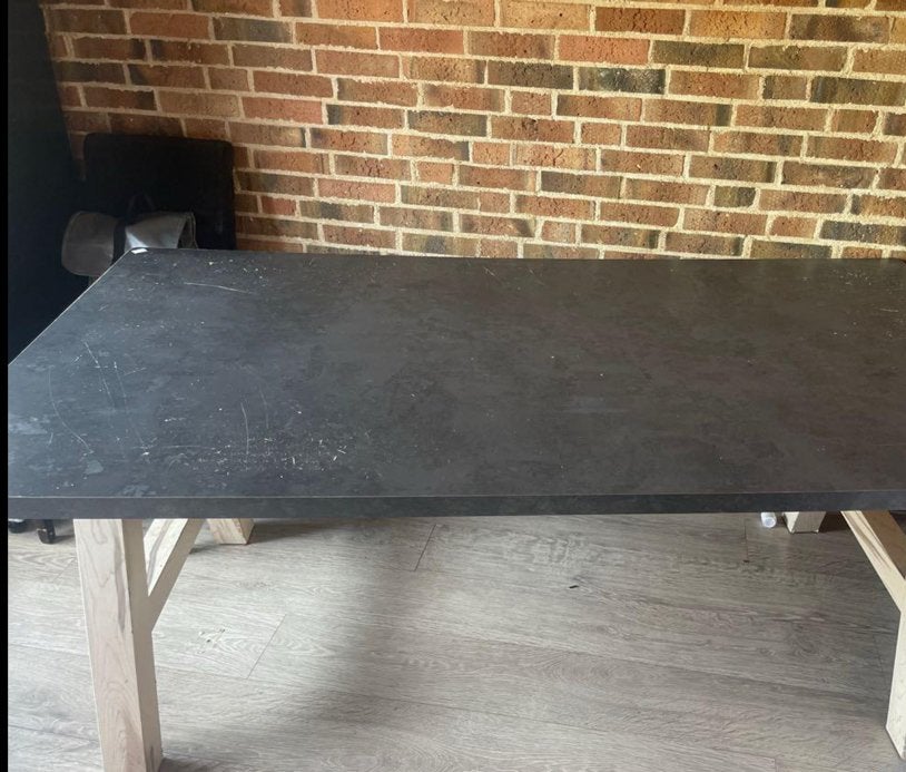 Eettafel, Ophalen, 50 tot 100 cm, Zo goed als nieuw, Vijf personen of meer