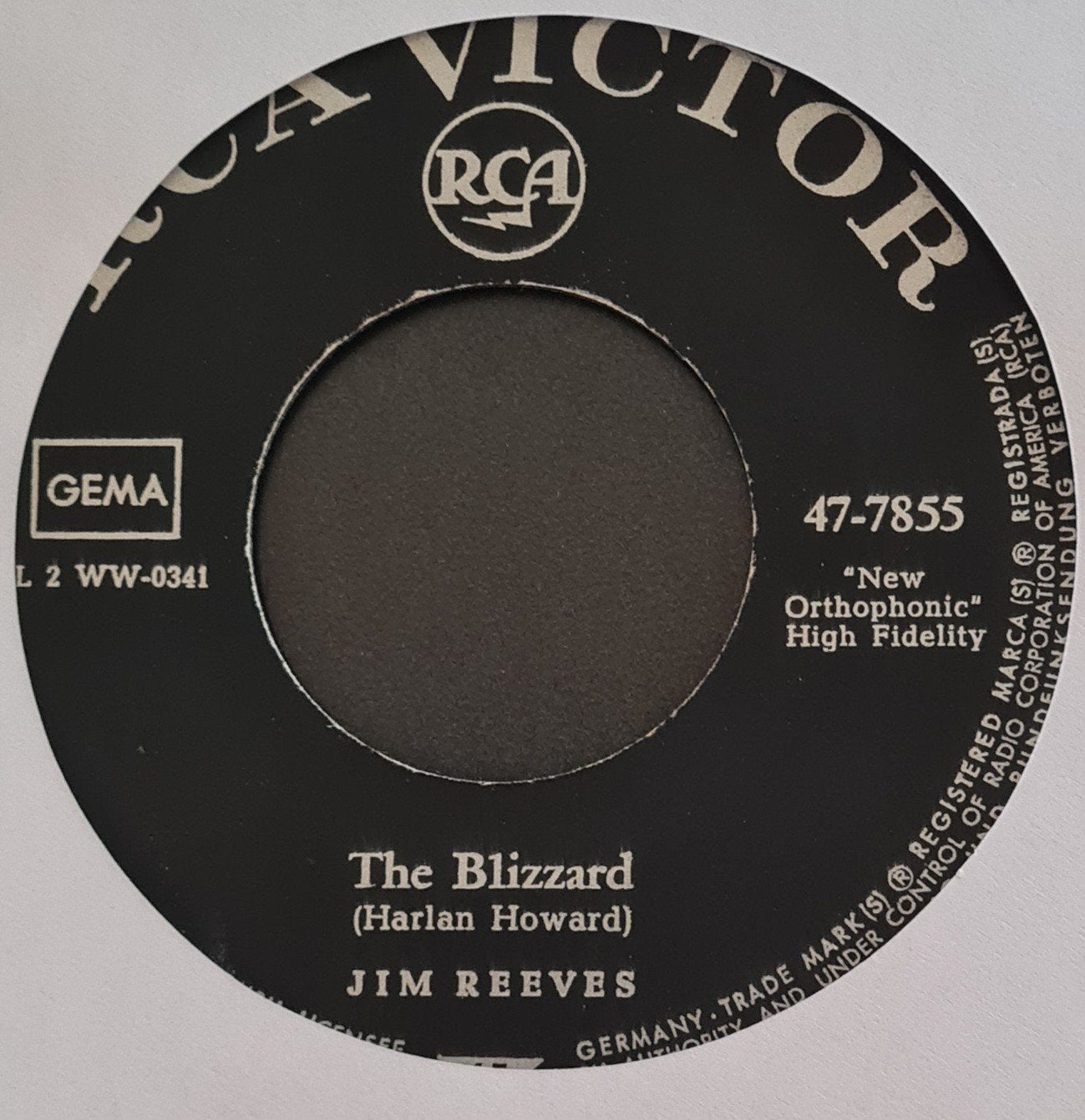 JIM REEVES - THE BLIZZARD, Cd's en Dvd's, Vinyl Singles, Ophalen of Verzenden