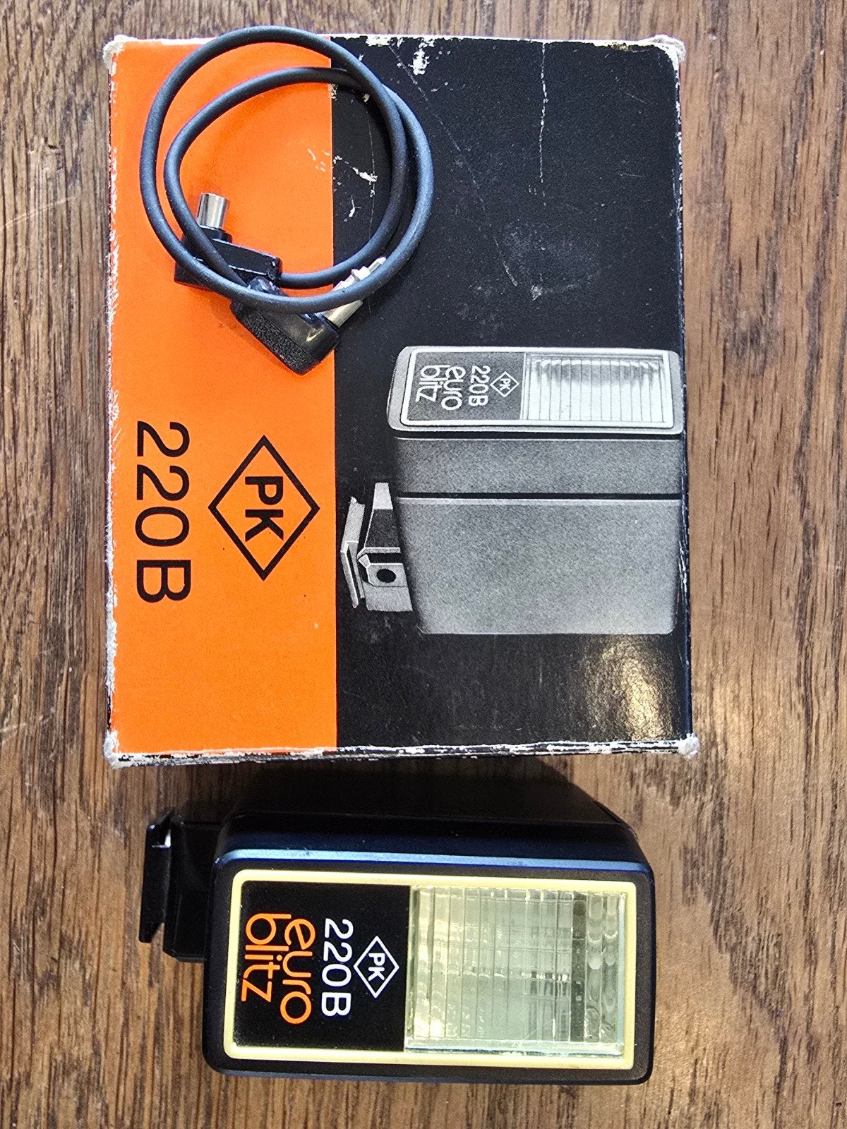 Euroblitz PK 220B Externe Flitser voor Analoge Fotografie, Voor analoge fotografie, Gebruikt, Externe flitser, Ophalen of Verzenden