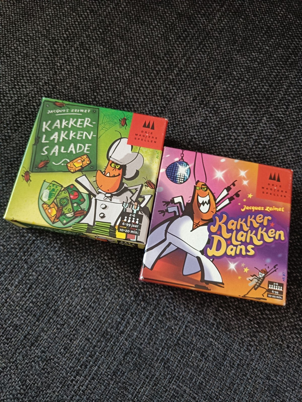 Kakkerlakken Salade & Kakkerlakken Dans Spellen, Vijf spelers of meer, Ophalen of Verzenden, Zo goed als nieuw
