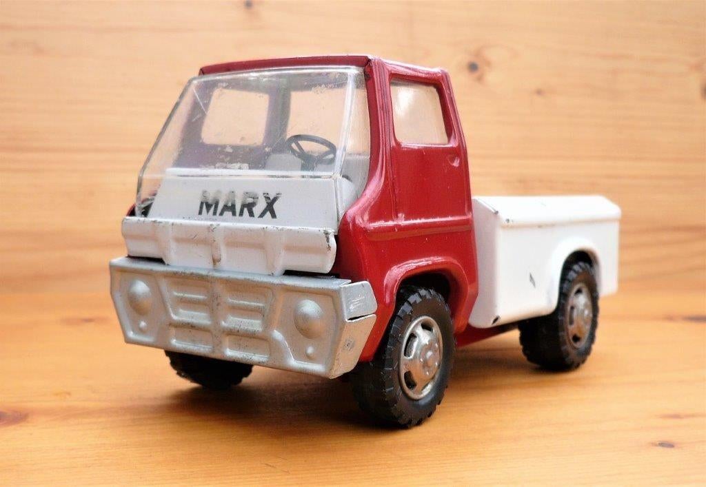 Louis Marx Toys Japan Pick up truckje, staalplaat, 1/35., Antiek en Kunst, Antiek | Speelgoed, Ophalen of Verzenden