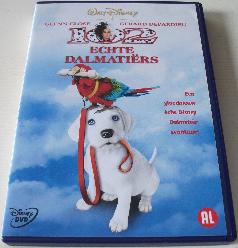 Dvd *** 102 ECHTE DALMATIËRS *** Walt Disney, Alle leeftijden, Nederlands, Ophalen of Verzenden, Zo goed als nieuw