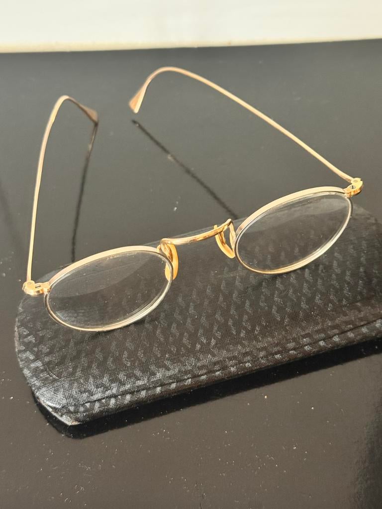 Vintage Gouden Bril - Klassiek Design, Sieraden, Tassen en Uiterlijk, Zonnebrillen en Brillen | Heren, Overige merken, Gebruikt