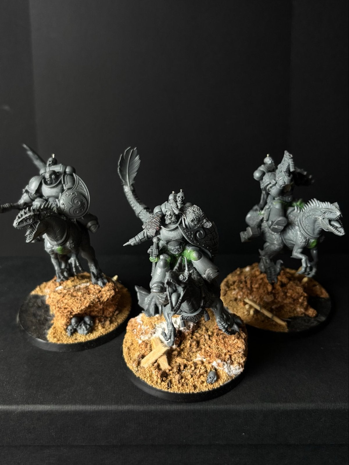 Warhammer 40K Space Wolves Thunderwolf Cavalry Kitbash, Ophalen of Verzenden, Gebruikt
