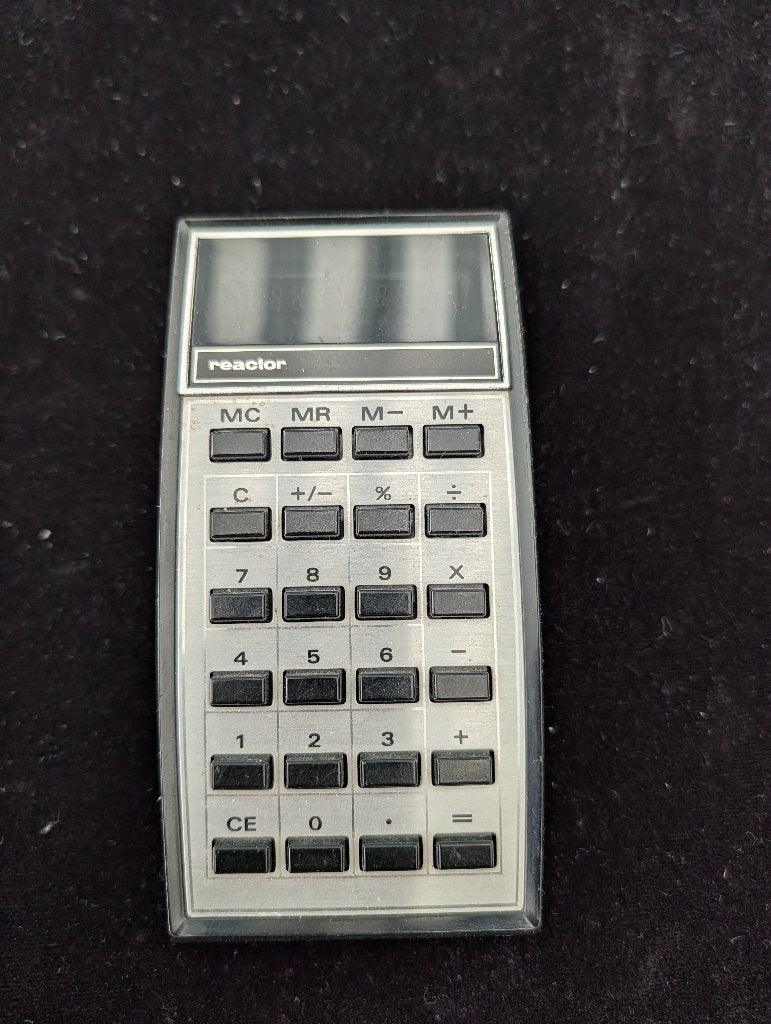 Vintage' 77 Hema Reactor Rekenmachine VFD calculator Werkend, Ophalen of Verzenden