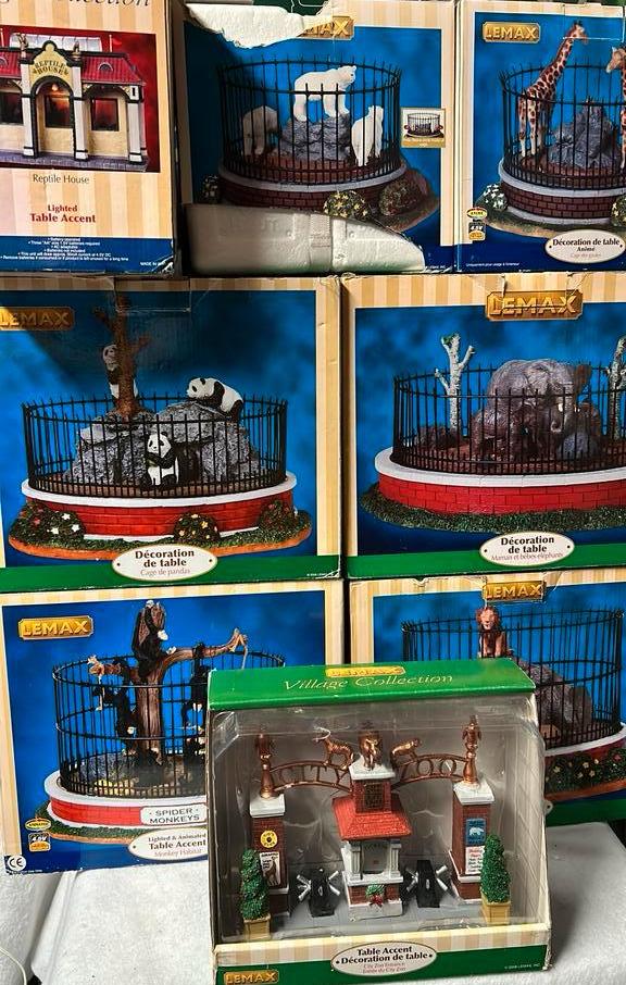 Lemax Zoo set (4 items reeds verkocht!), Diversen, Kerst, Ophalen of Verzenden, Zo goed als nieuw