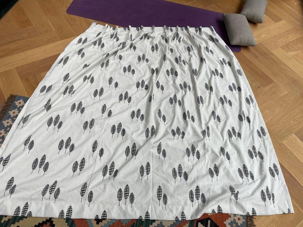 Kinderkamer verduisterende gordijnen/Blackout Curtains, Ophalen, Gebruikt, Wit, 183 cm