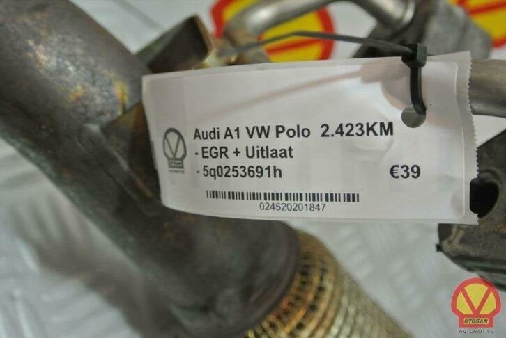 audi a1 vw polo egr + uitlaat 5q0253691h, Gebruikt, AUDI AG, Auto-Union-Strasse 1
85045  Ingolstadt, DE, Kundenbetreuung@audi.de