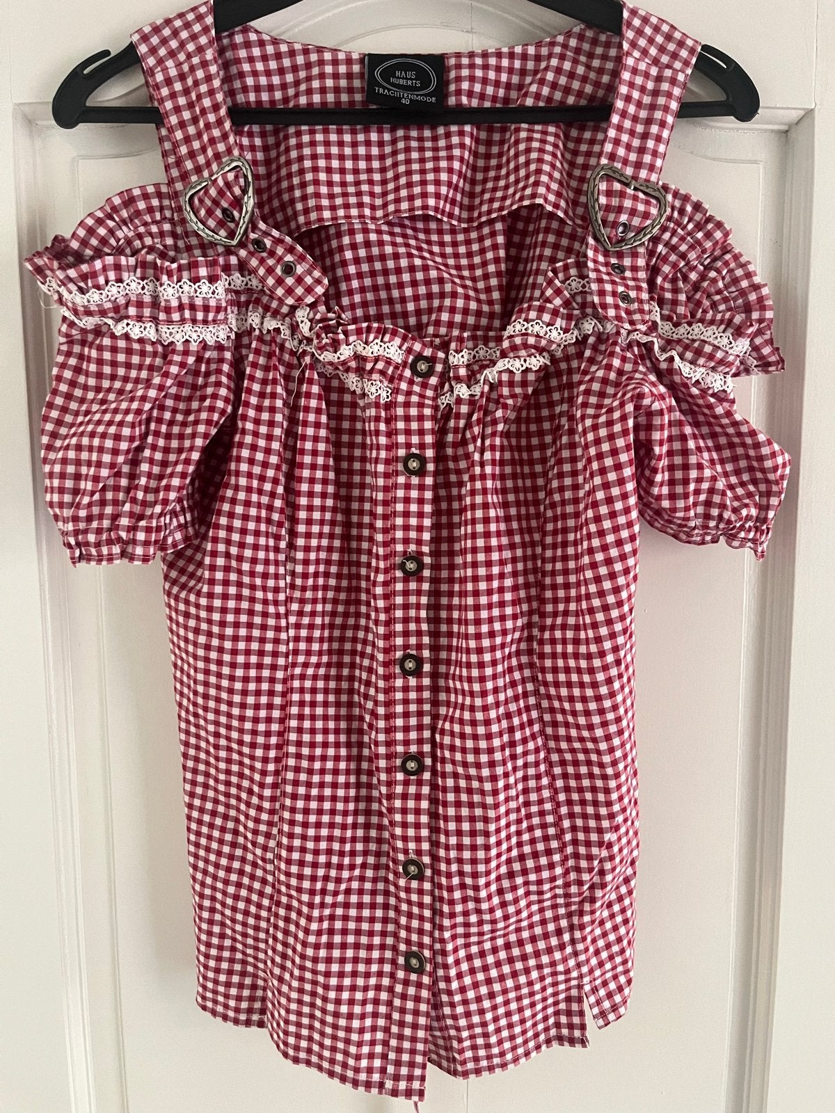 Haus Huberts Trachtenmode Dirndl Blouse Maat 40, Maat 38/40 (M), Ophalen of Verzenden, Zo goed als nieuw, Korte mouw