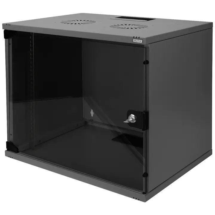 Server rack 19 inch 9U Digitus, Computers en Software, Ophalen, Gebruikt, Glas, Plaatstaal