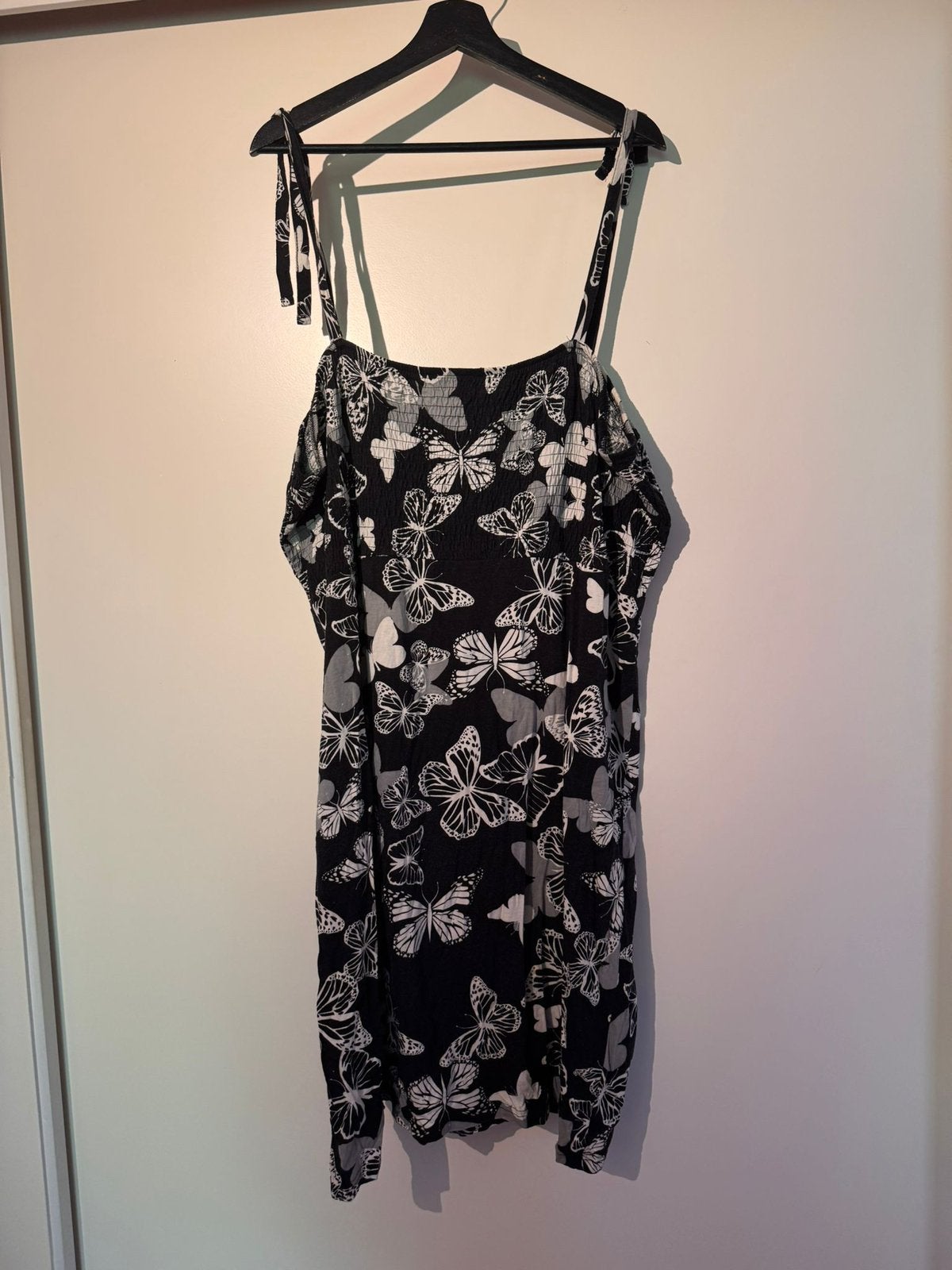 Zwart/witte vlinder jurk van ms mode maat XXL/2XL, Kleding | Dames, Ophalen of Verzenden, Zo goed als nieuw, Zwart, Jurk