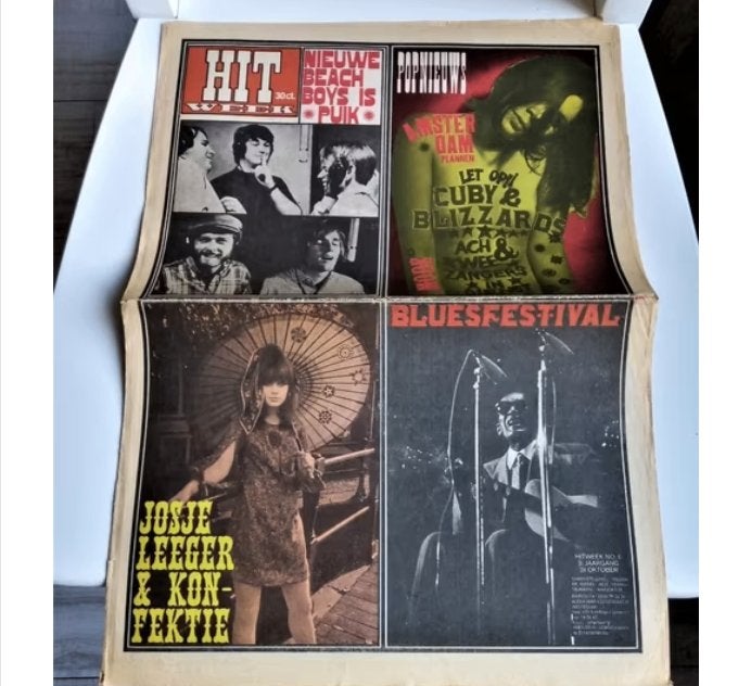 hitweek nr.6 *1966*- cuby + blizzards, Boeken, Ophalen of Verzenden, Gelezen, Muziek, Film of Tv