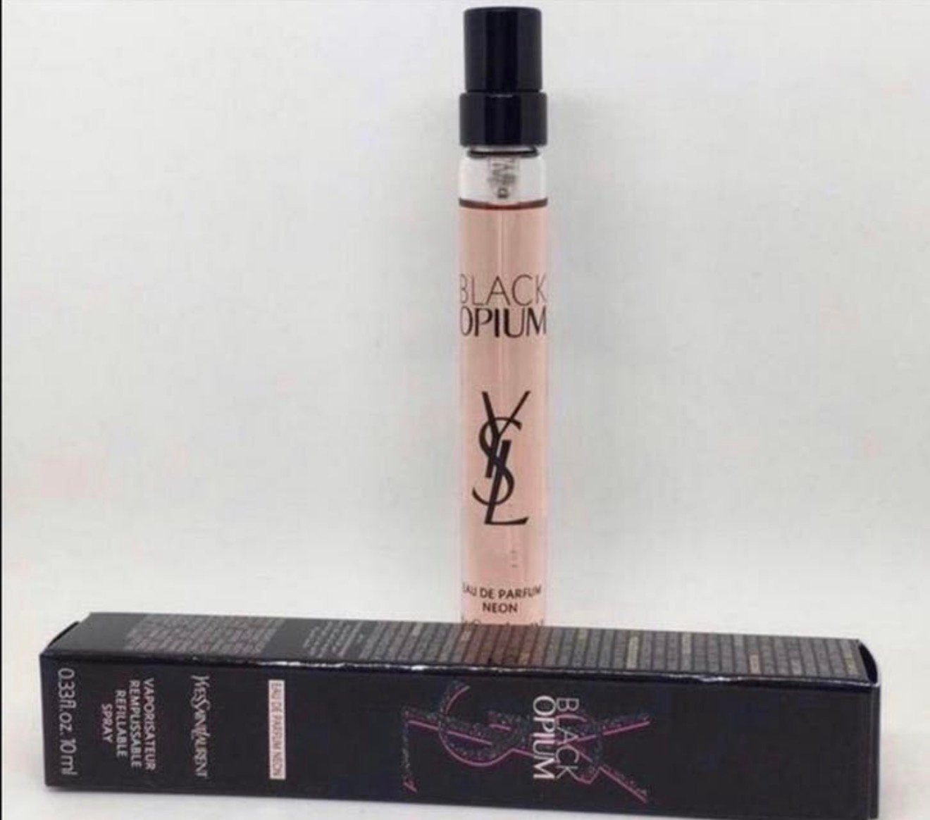 Parfum Black Opium Neon versie Yves Saint Laurent 10 ml spr, Sieraden, Tassen en Uiterlijk, Uiterlijk | Parfum, Verzenden, Nieuw
