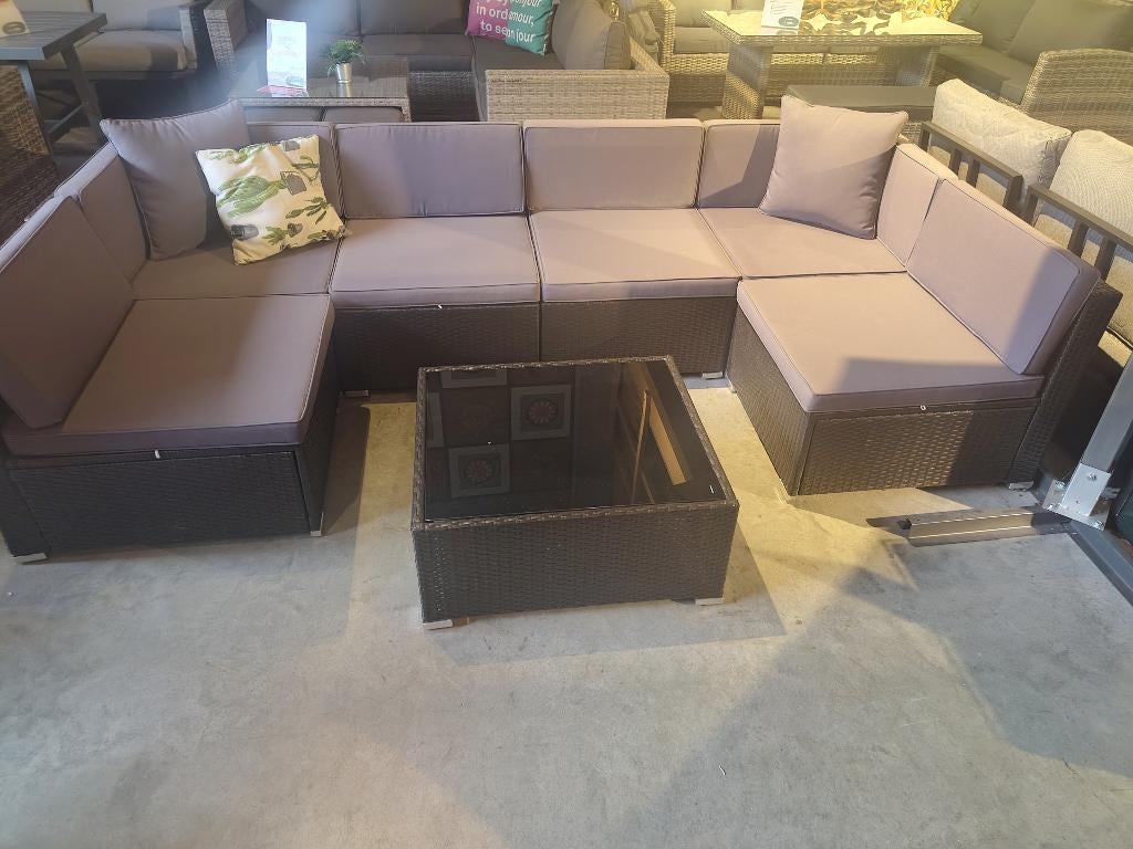 Sunny Multifunctionele Loungeset, Tuin en Terras, Tuinsets en Loungesets, Ophalen, 6 zitplaatsen, Nieuw, Loungeset