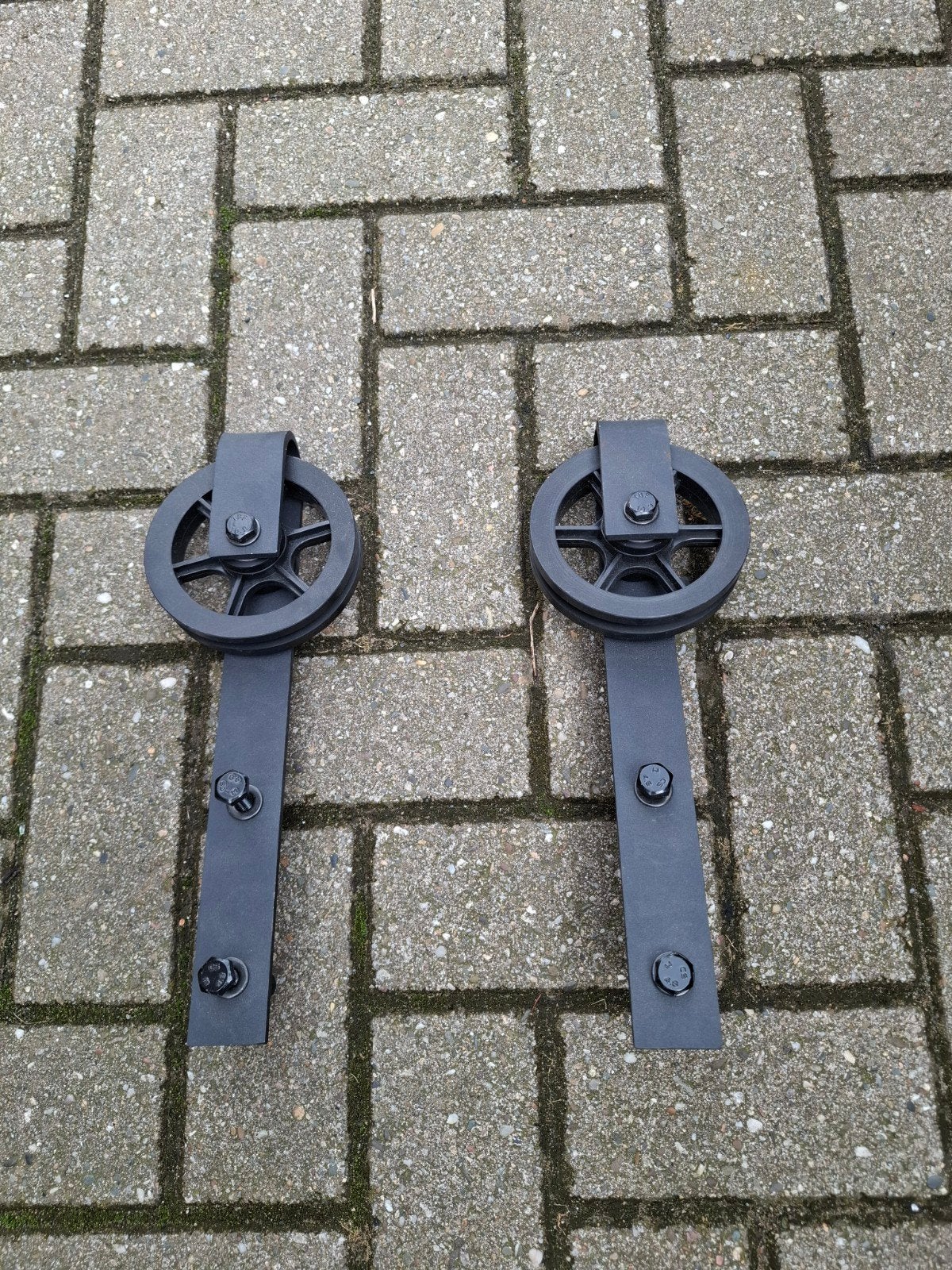 te koop katrollen voor schuifdeur, Ophalen of Verzenden, 160 cm of meer, Glasplaat, 160 cm of meer