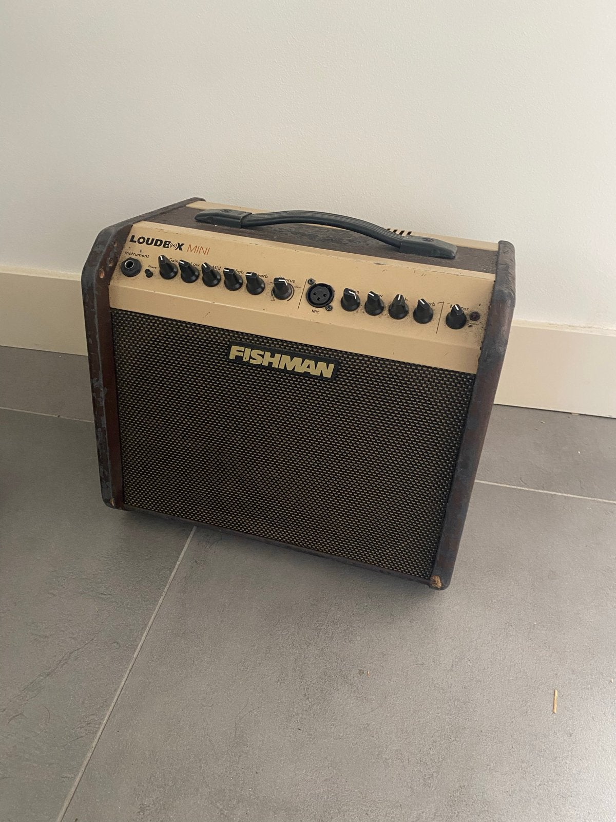 Fishman Loudbox Mini Akoestische Gitaarversterker, Ophalen of Verzenden, Gebruikt, Gitaar, Minder dan 50 watt