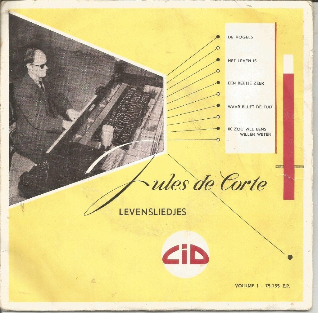 Jules de Corte : Levensliedjes (1956), Fotohoes, 7 inch, Ophalen of Verzenden, Zo goed als nieuw