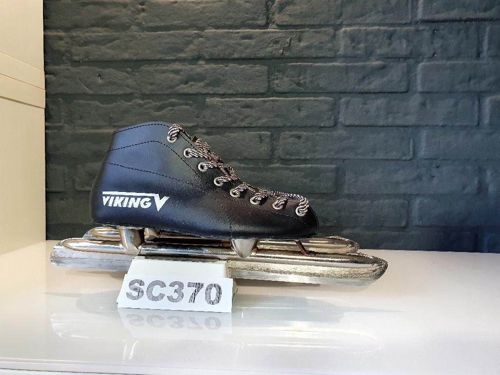 Viking Junior Vaste Lage Laag Noren Leder Zwart Maat 31, Sport en Fitness, Schaatsen, Nieuw, Noren, Viking, Verzenden