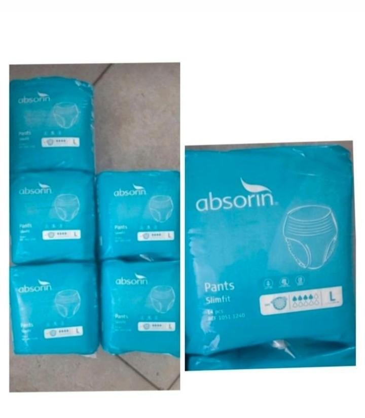 Incontinentie broekjes absorin, Diversen, Verpleegmiddelen, Ophalen, Nieuw