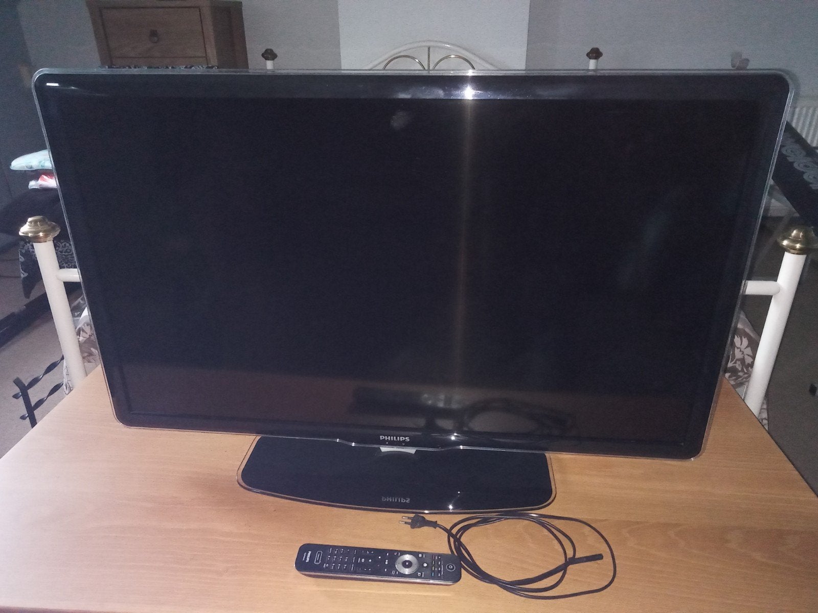 Philips TV 40" full HD met afstandsbediening, Ophalen, Philips, Gebruikt, 50 Hz