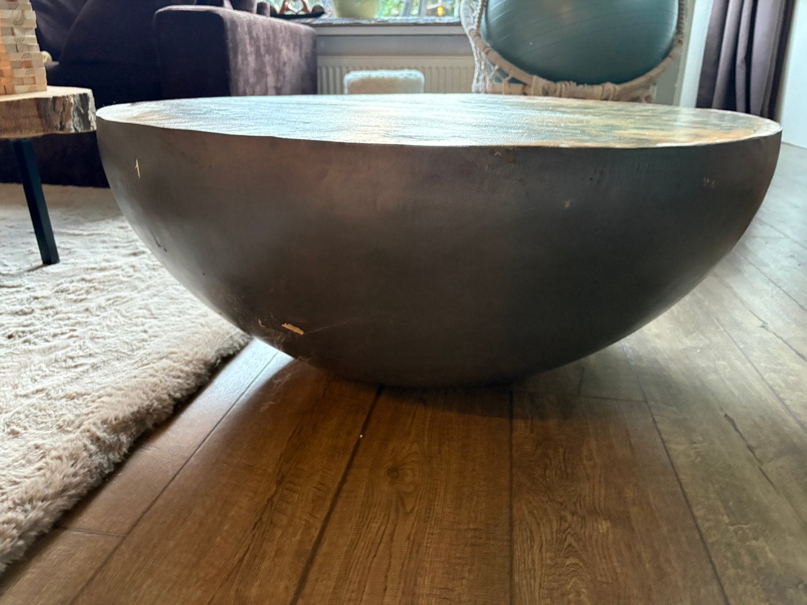 Leuke salontafel (90 x 40), Huis en Inrichting, Tafels | Salontafels, Ophalen, 50 tot 100 cm, Rond, 50 tot 100 cm