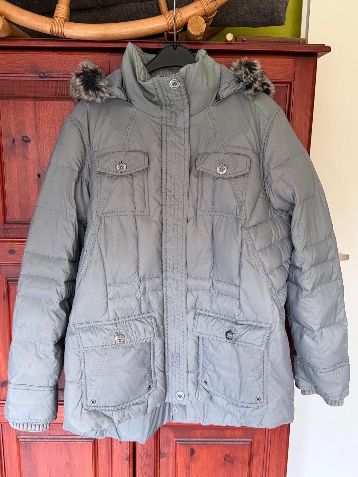 Cecil dames winterjas - Maat XL - Grijs, Kleding | Dames, Ophalen of Verzenden, Gedragen, Maat 46/48 (XL) of groter, Grijs