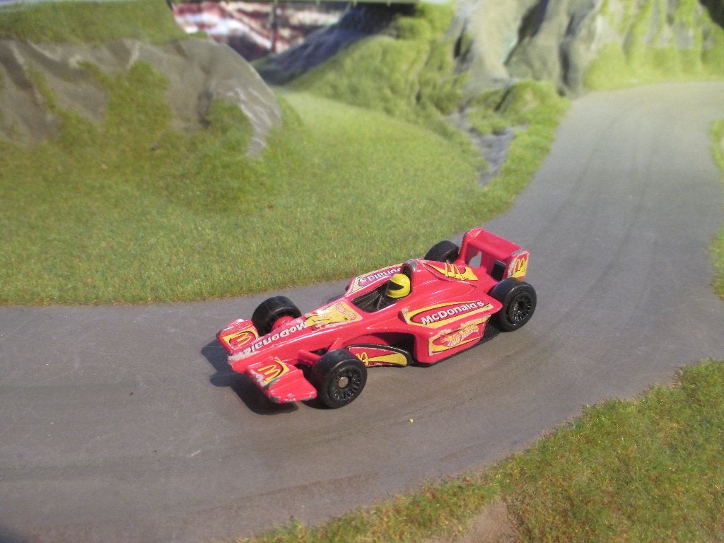 Honda F1 - Hot Wheels Formule 1 McDonalds Happy Meal, Ophalen of Verzenden, Gebruikt, Auto