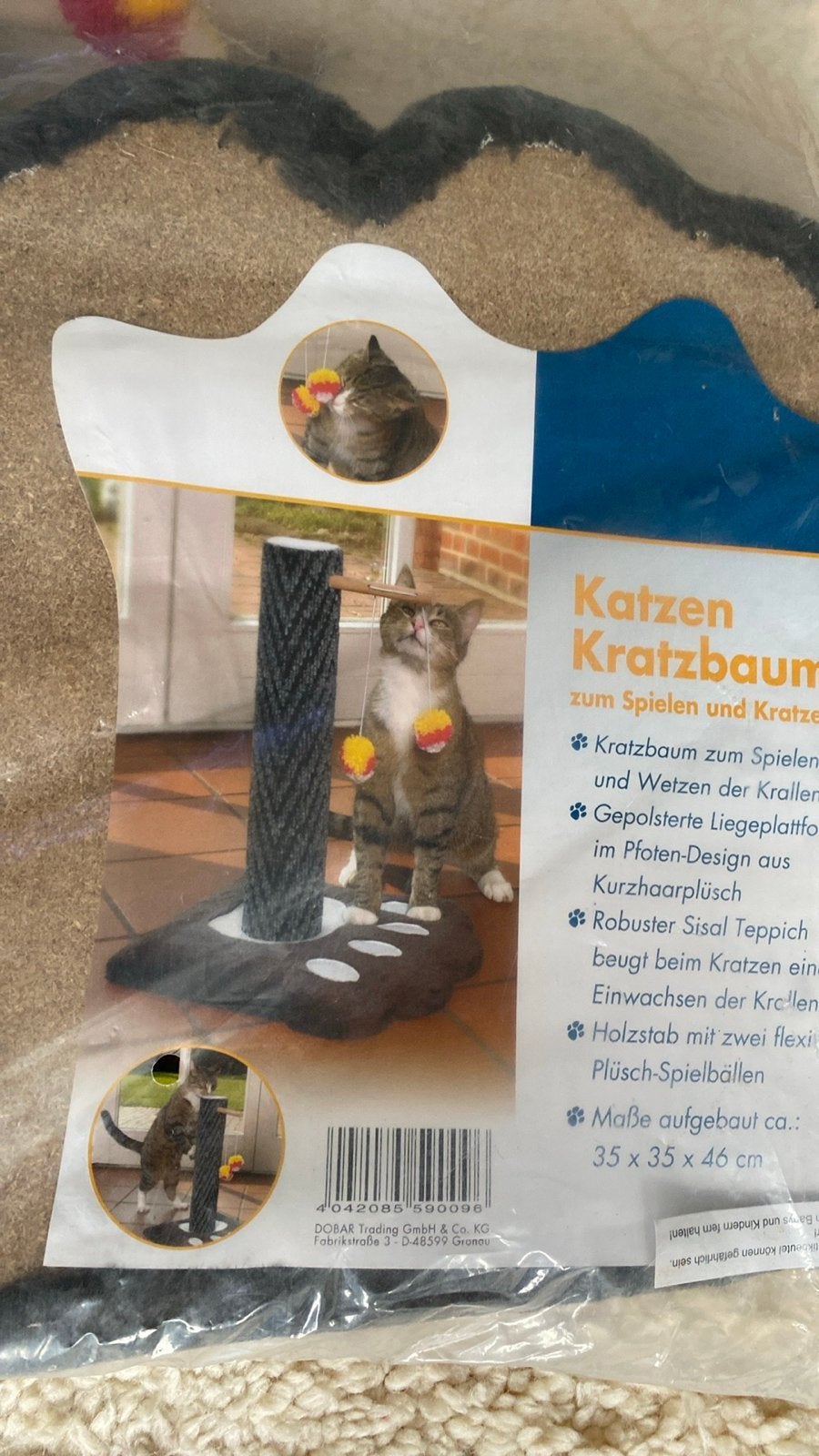 Katers krabben pal, Dieren en Toebehoren, Ophalen of Verzenden, Nieuw, Krabpaal