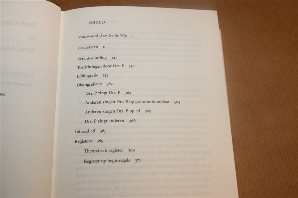 Tante Constance, Tante Mathilde — Drs. P Liedteksten met CD, Ophalen of Verzenden, Gelezen, Artiest