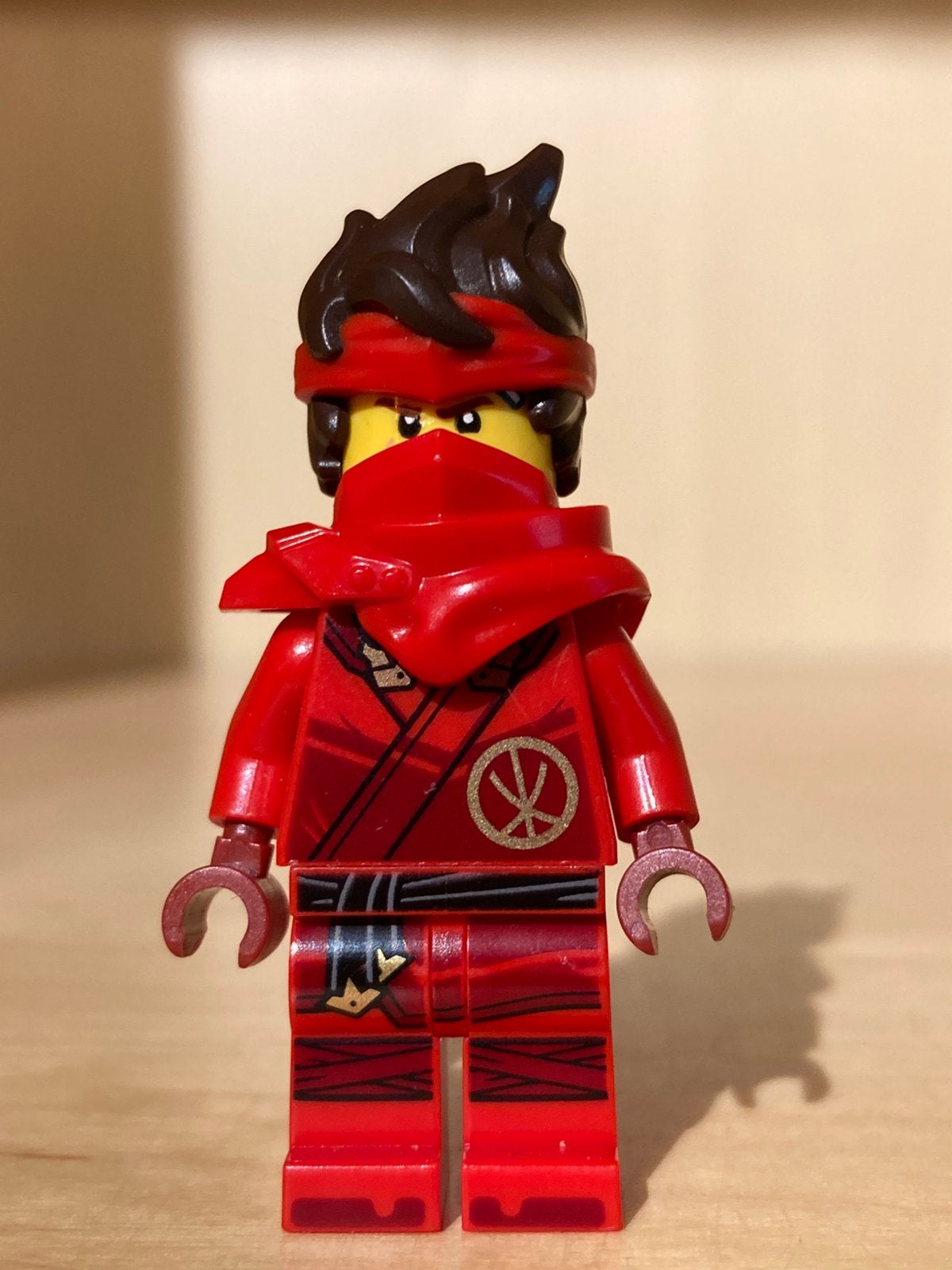 Lego Ninjago Kai - Dragons Rising, Hair, Shoulder Pads, Lego, Ophalen of Verzenden, Zo goed als nieuw, Minifiguur