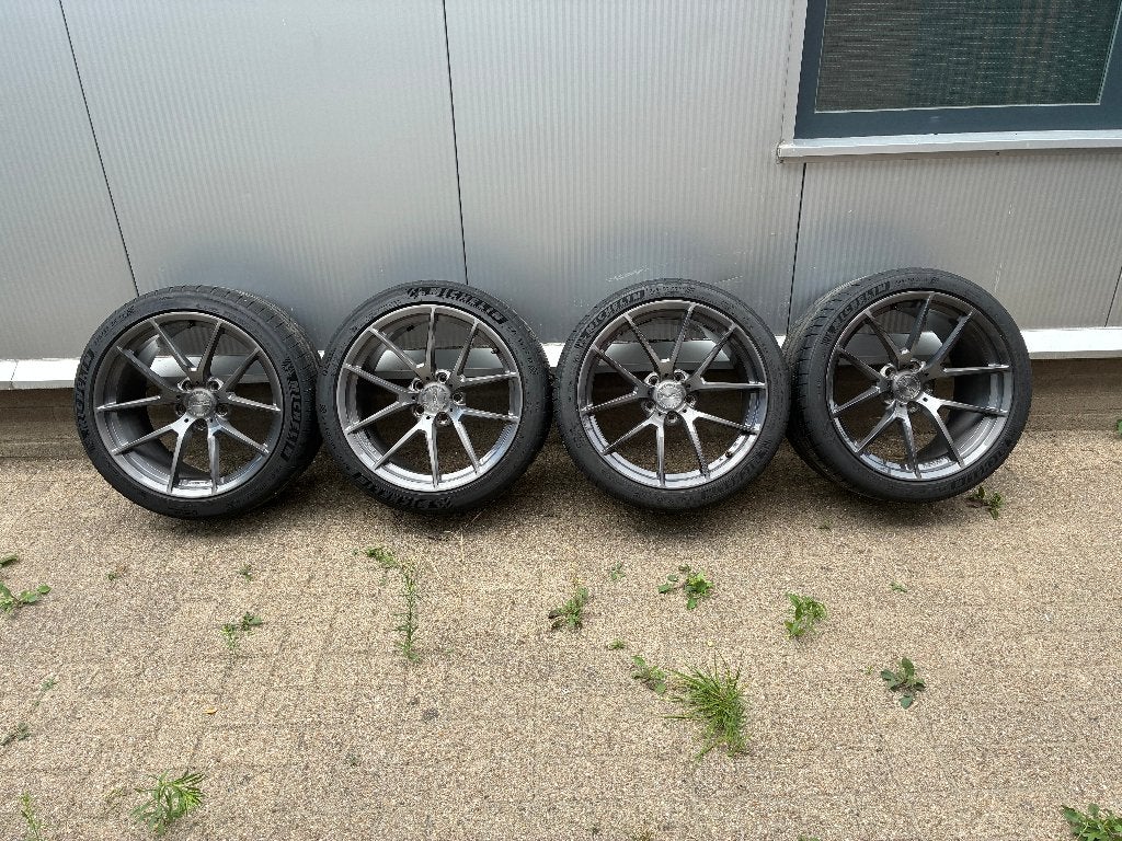 Gesmede lichte velgen BMW M3 F80 / F82 met Michelin PS4, Gebruikt, Velg(en), Personenwagen, Zomerbanden