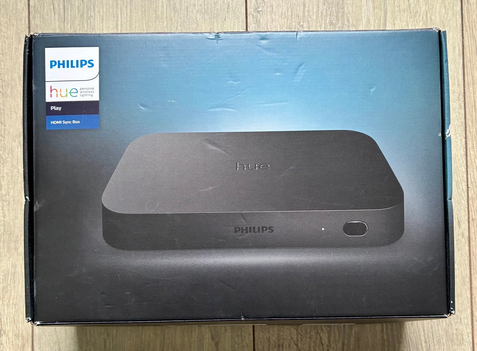 Philips Hue Play HDMI Sync Box 4K – compleet in doos, Ophalen of Verzenden, Zo goed als nieuw