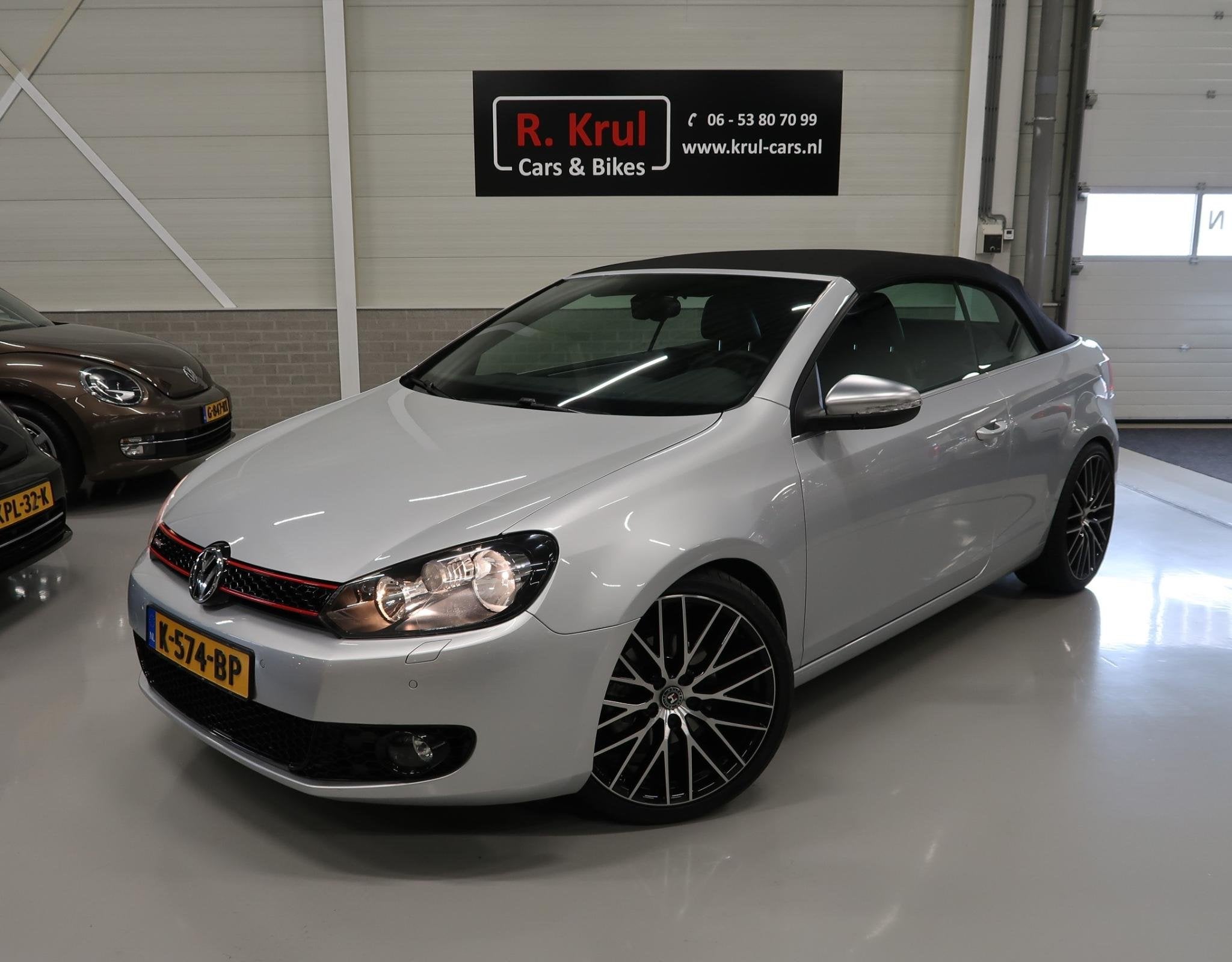 Volkswagen Golf Cabriolet 1.2 TSI BMT Airco-ECC Leer Sportst, Auto's, Voorwielaandrijving, Gebruikt, 4 cilinders, 4 stoelen