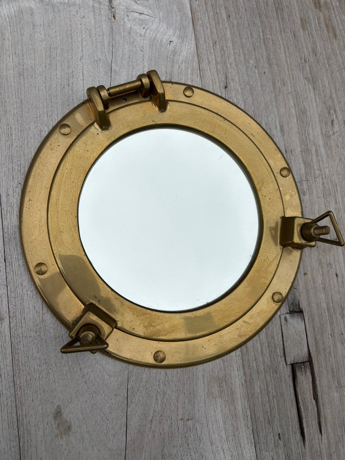 Patrijspoortspiegel, Antiek en Kunst, Ophalen of Verzenden, Rond, Minder dan 50 cm