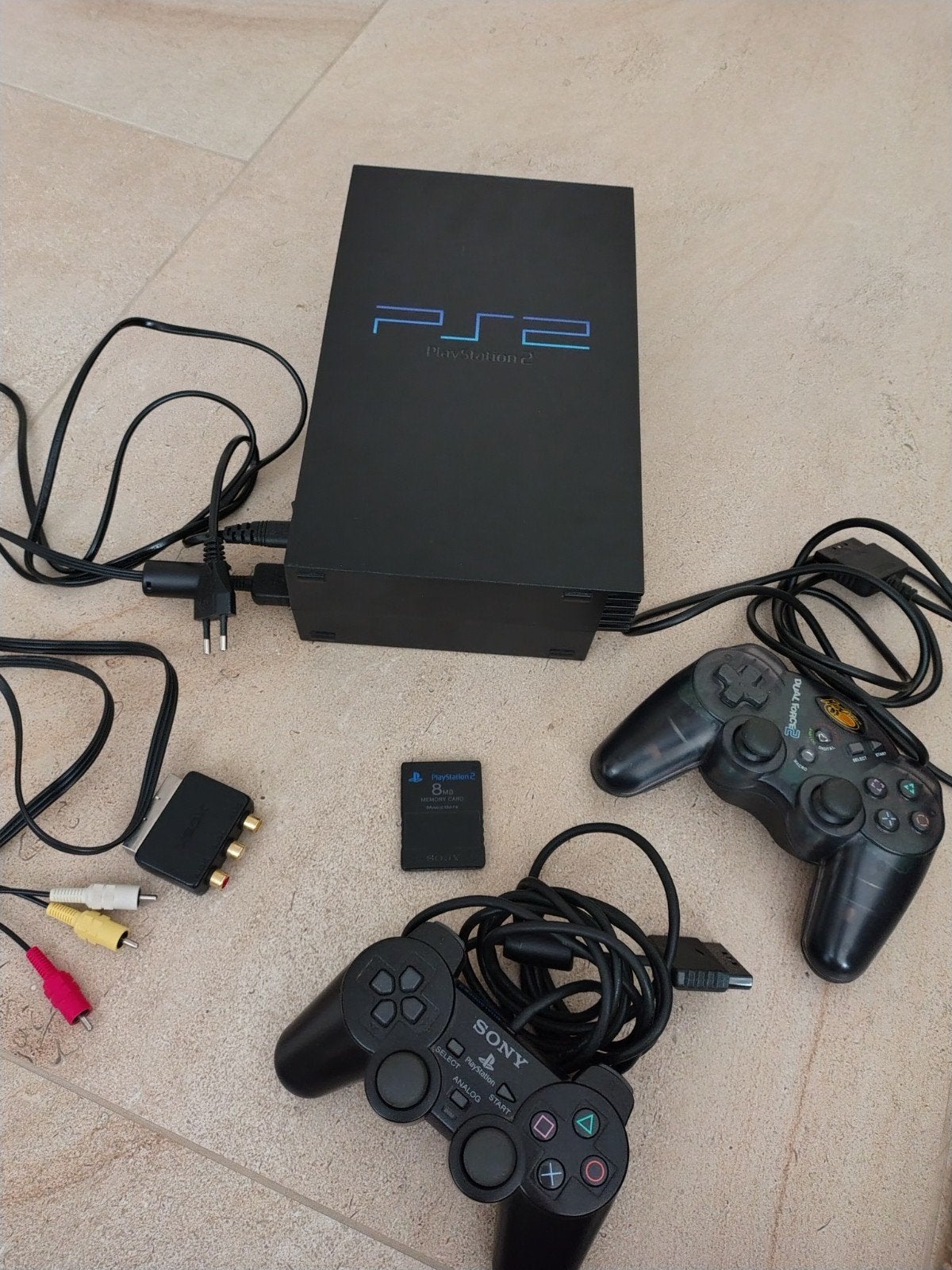 Sony PlayStation 2 (PS2 Phat)–Complete set met 2 controlle, Ophalen, Gebruikt, Overige genres, 2 spelers