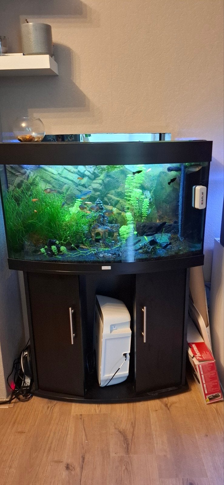 Aquarium  juwel zwart led, Dieren en Toebehoren, Ophalen, Gebruikt, Leeg aquarium