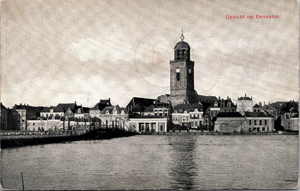 Deventer - 10 ansichtkaarten panorama, Verzenden, 1940 tot 1960, Gelopen, Overijssel
