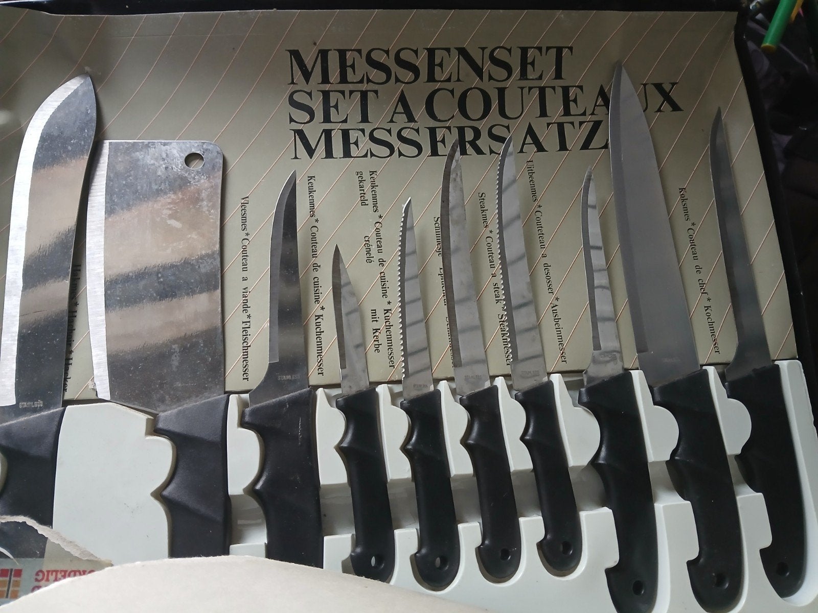Messenset van Blokker., Ophalen, Nieuw, Rvs of Chroom, Messenset