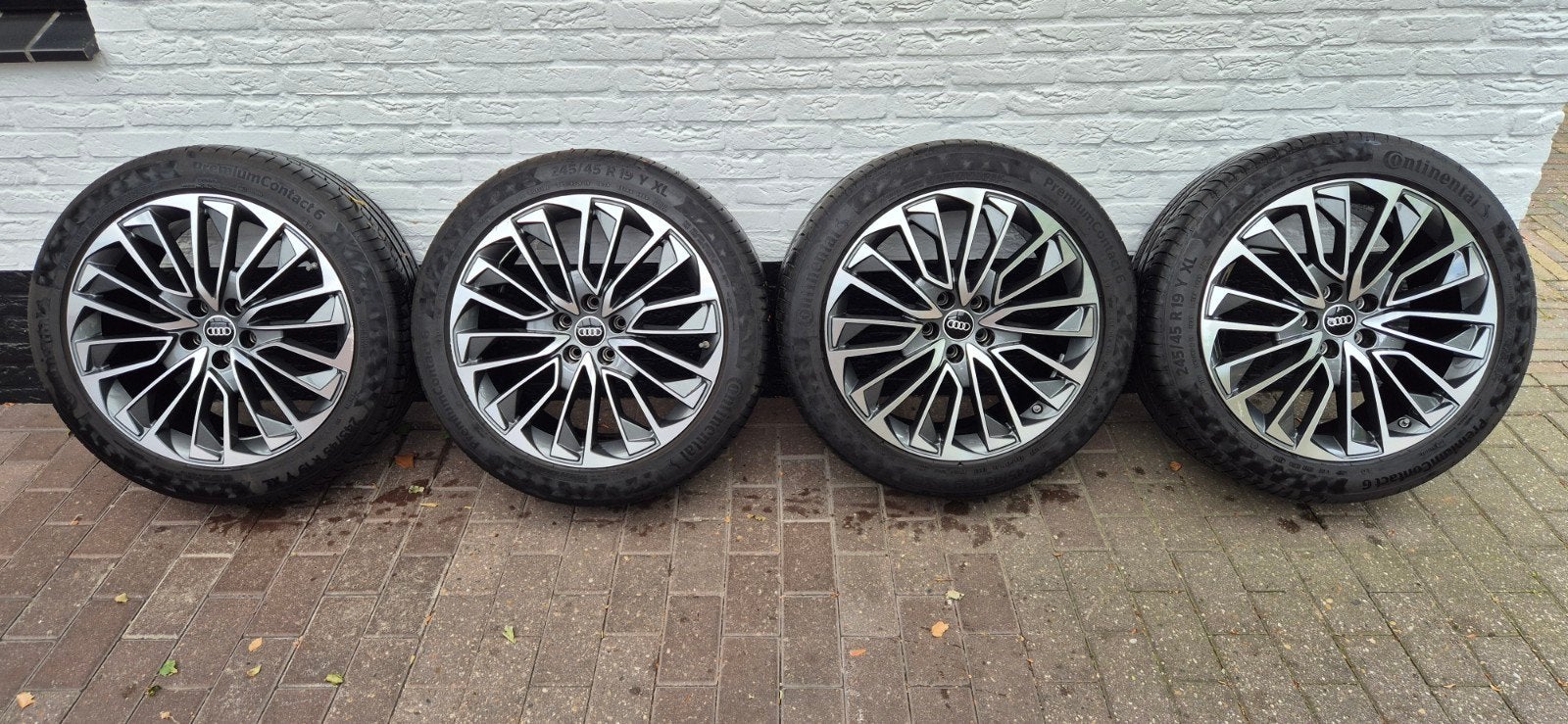 Originele Audi A6 C8 Velgen met Continental Banden, Banden en Velgen, Personenwagen, Zomerbanden, Ophalen